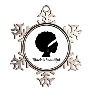 Black Is Beautiful Strong Beautiful Black Great Gift Metallic Star Ornament