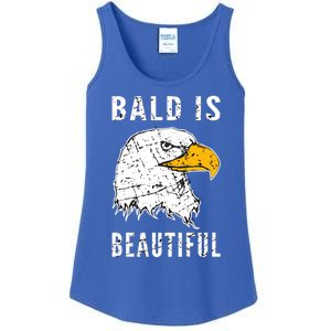 Bald Is Beautiful Gift Patriotic Bald Eagle Gift Ladies Essential Tank