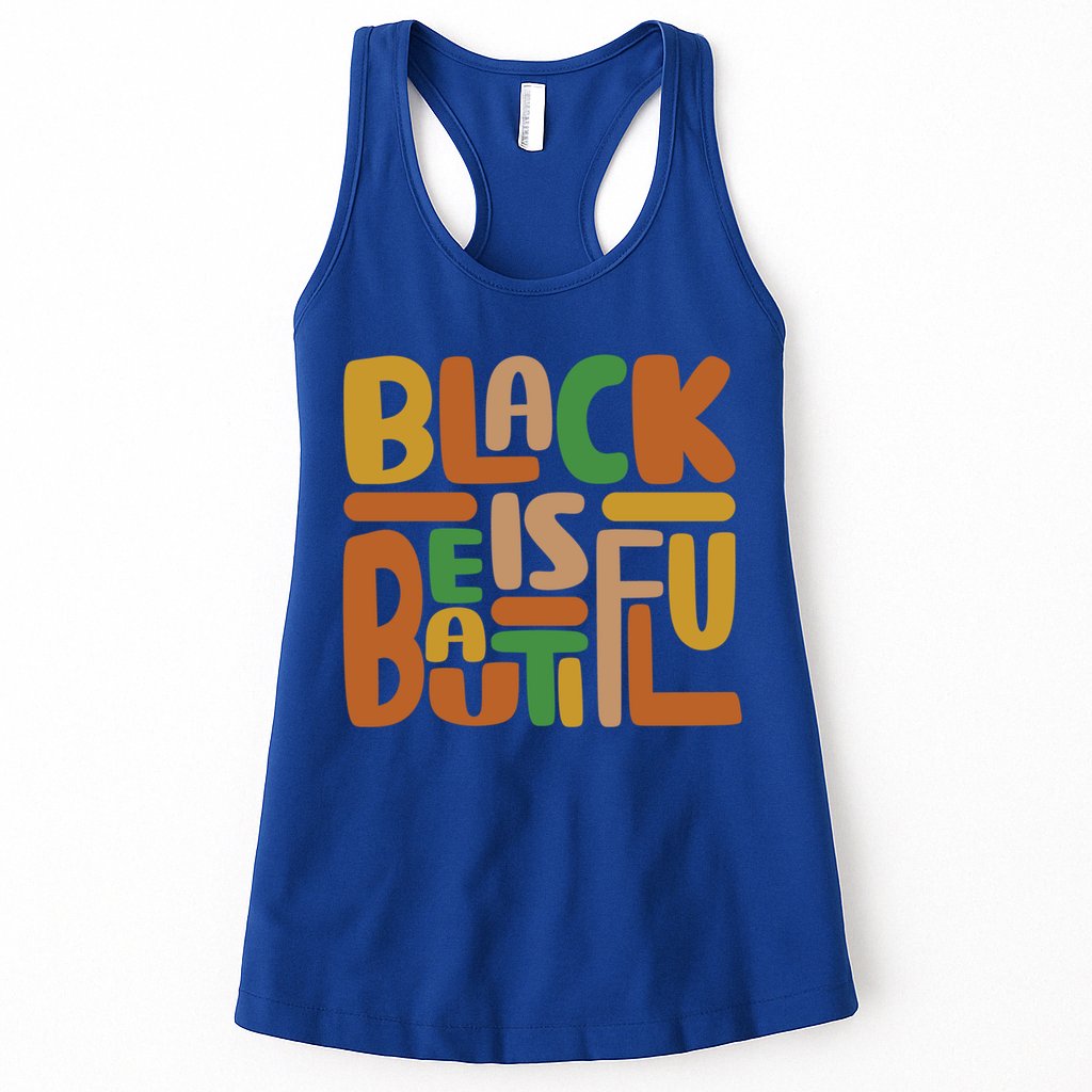 Black Is Beautiful Gift Womens Tank Top