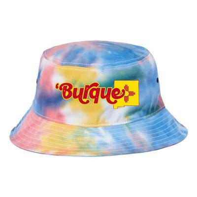 Born In Burque Albuquerque New Mexico Zia Sun Souvenir Tie Dye Newport Bucket Hat