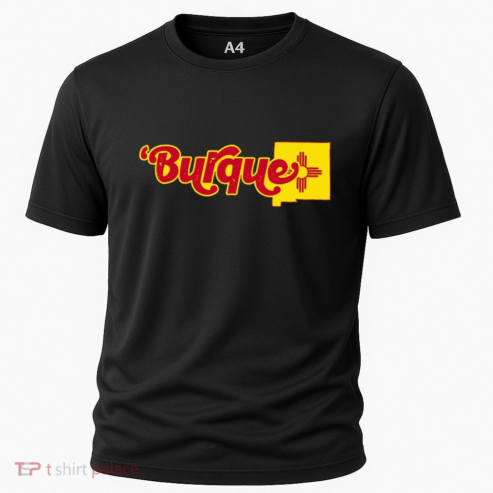 Born In Burque Albuquerque New Mexico Zia Sun Souvenir Performance Shirt