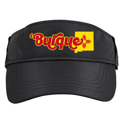 Born In Burque Albuquerque New Mexico Zia Sun Souvenir Adult Drive Performance Visor