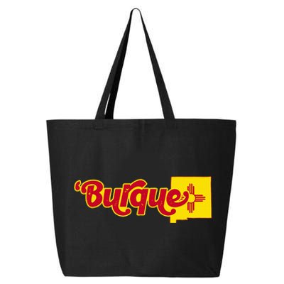 Born In Burque Albuquerque New Mexico Zia Sun Souvenir 25L Jumbo Tote