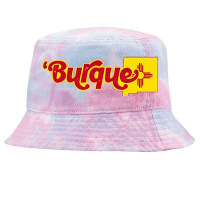 Born In Burque Albuquerque New Mexico Zia Sun Souvenir Tie-Dyed Bucket Hat