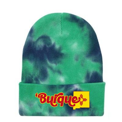 Born In Burque Albuquerque New Mexico Zia Sun Souvenir Tie Dye 12in Knit Beanie