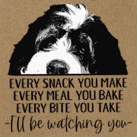 Bernedoodle Ill Be Watching You Bernedoodle Dog Lovers Gift Cotton Canvas Backpack