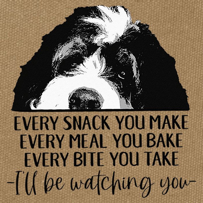 Bernedoodle Ill Be Watching You Bernedoodle Dog Lovers Gift Cotton Canvas Backpack