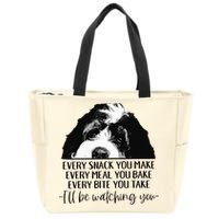Bernedoodle Ill Be Watching You Bernedoodle Dog Lovers Gift Zip Tote Bag