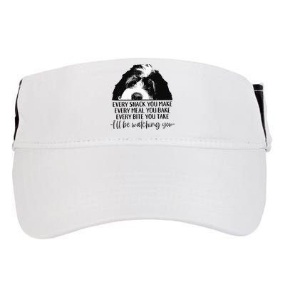 Bernedoodle Ill Be Watching You Bernedoodle Dog Lovers Gift Adult Drive Performance Visor