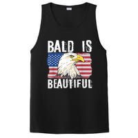 Bald Is Beautiful 4th Of July Independence Day Bald Eagle PosiCharge Competitor Tank