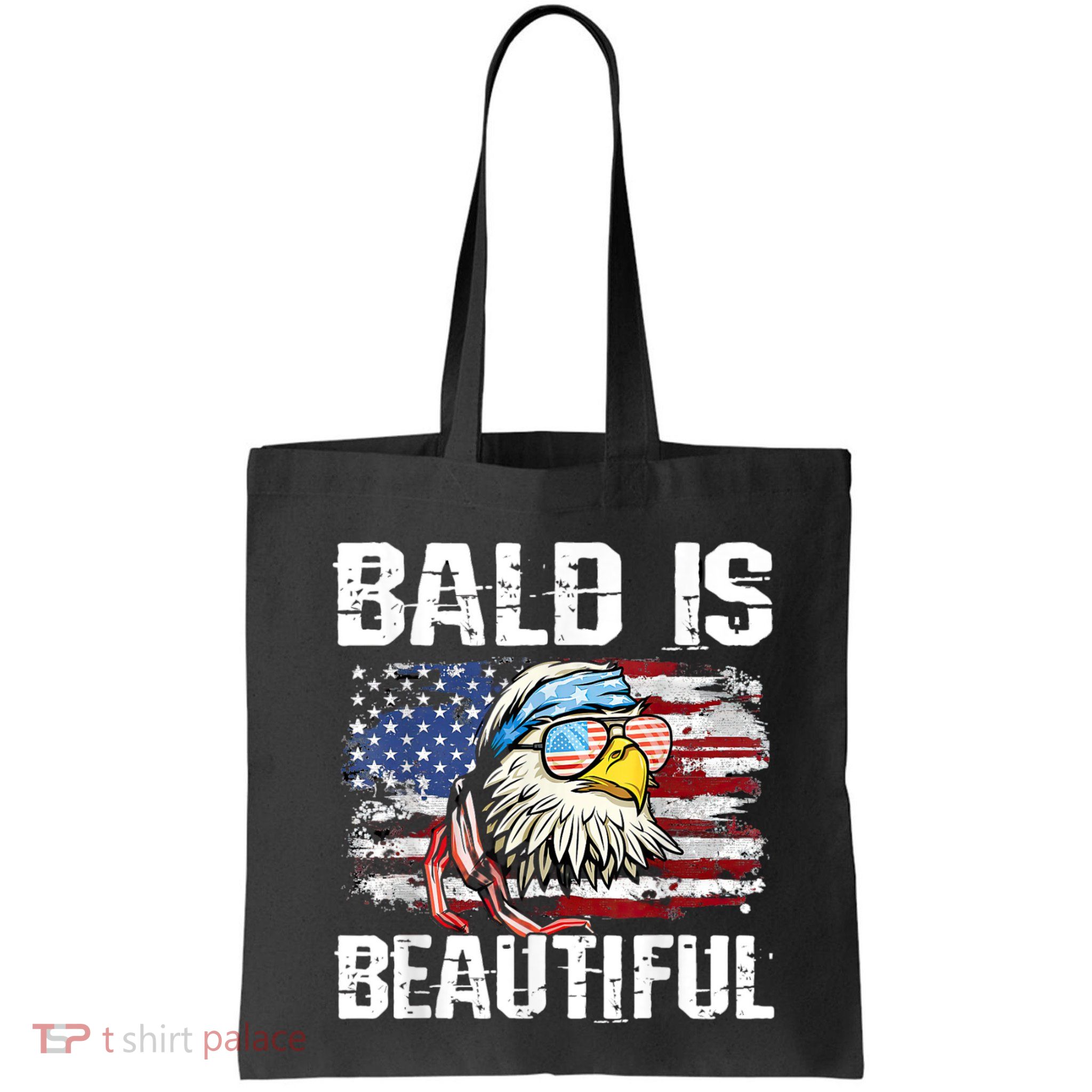 Bald Is Beautiful 4th Of July Independence Day Bald Eagle Bag