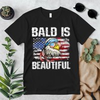 Bald Is Beautiful 4th Of July Independence Day Bald Eagle Premium T-Shirt
