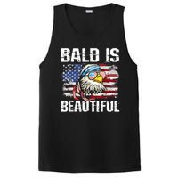 Bald Is Beautiful 4th Of July Independence Day Bald Eagle PosiCharge Competitor Tank