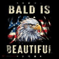 Bald Is Beautiful 4th Of July Independence Day America Eagle Impact Tech Backpack