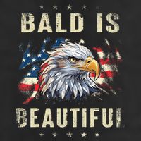 Bald Is Beautiful 4th Of July Independence Day America Eagle 11oz C Handle Ceramic Mug