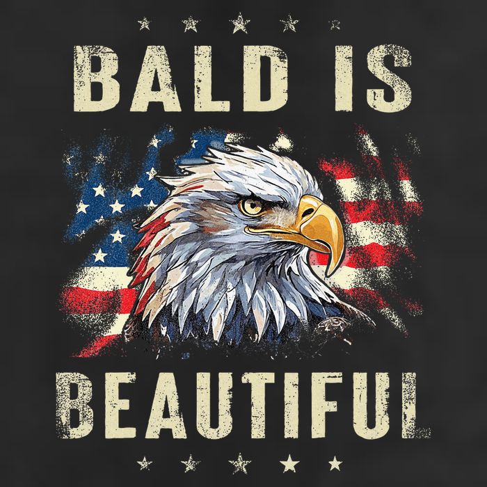 Bald Is Beautiful 4th Of July Independence Day America Eagle 11oz C Handle Ceramic Mug