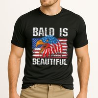 Bald Is Beautiful 4th Of July Independence Day Bald Performance Shirt