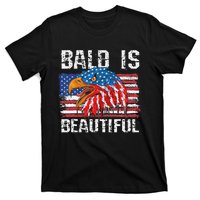 Bald Is Beautiful 4th Of July Independence Day Bald T-Shirt