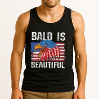 Bald Is Beautiful 4th Of July Independence Day Bald Tank Top