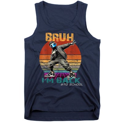 Bruh Im Back To School Groovy Bruh We Back Tank Top