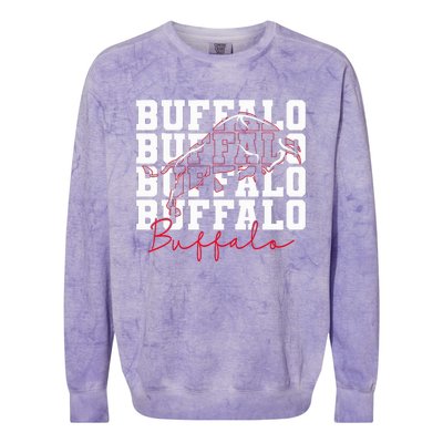 Buffalo Inspirational Colorblast Crewneck Sweatshirt