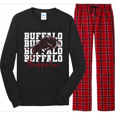 Buffalo Inspirational Long Sleeve Pajama Set