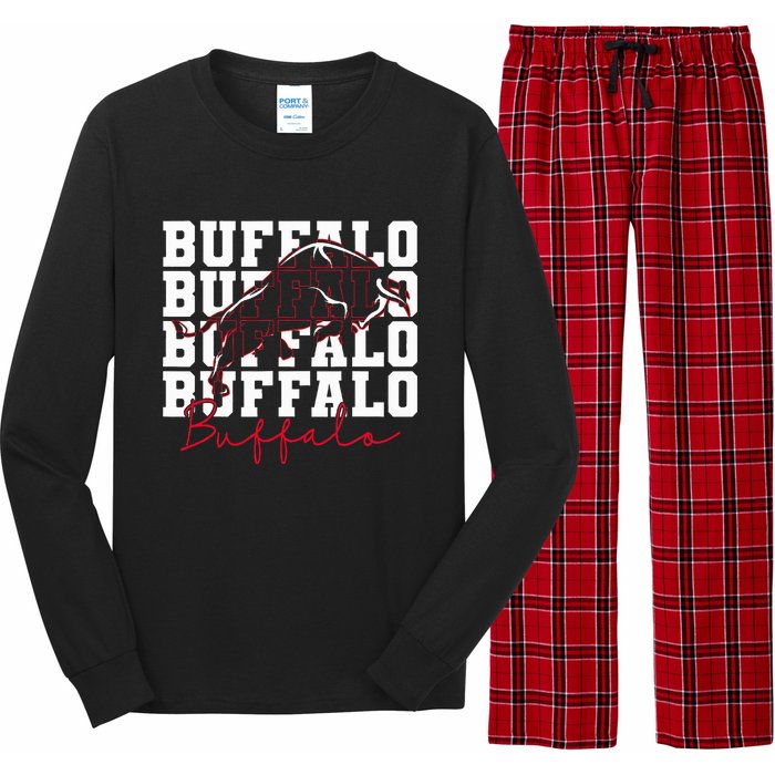 Buffalo Inspirational Long Sleeve Pajama Set