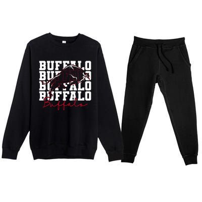 Buffalo Inspirational Premium Crewneck Sweatsuit Set