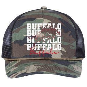 Buffalo Inspirational Retro Rope Trucker Hat Cap