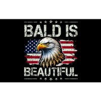 Bald Is Beautiful 4th Of July Independence Day Bumper Sticker