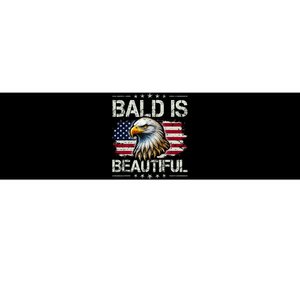 Bald Is Beautiful 4th Of July Independence Day Bumper Sticker