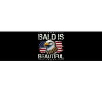 Bald Is Beautiful 4th Of July Independence Day Bumper Sticker