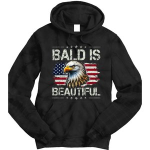 Bald Is Beautiful 4th Of July Independence Day Tie Dye Hoodie