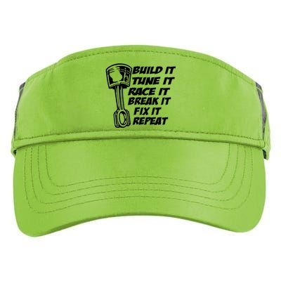 Build It Break It Repeat Gift Street Drag Race Outlaws Adult Drive Performance Visor