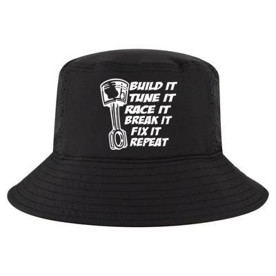 Build It Break It Repeat Gift Street Drag Race Outlaws Cool Comfort Performance Bucket Hat