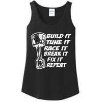 Build It Break It Repeat Gift Street Drag Race Outlaws Ladies Essential Tank