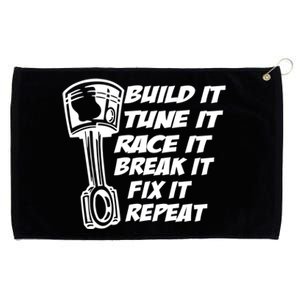 Build It Break It Repeat Gift Street Drag Race Outlaws Grommeted Golf Towel