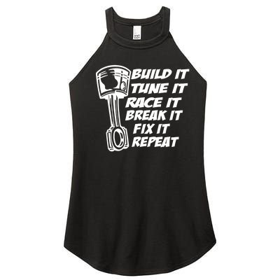 Build It Break It Repeat Gift Street Drag Race Outlaws Women’s Perfect Tri Rocker Tank