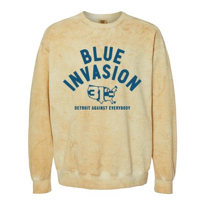 Blue Invasion Colorblast Crewneck Sweatshirt