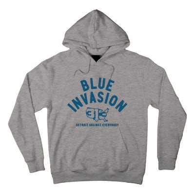 Blue Invasion Tall Hoodie