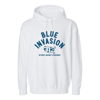 Blue Invasion Garment-Dyed Fleece Hoodie