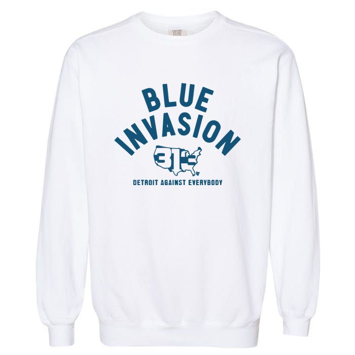 Blue Invasion Garment-Dyed Sweatshirt