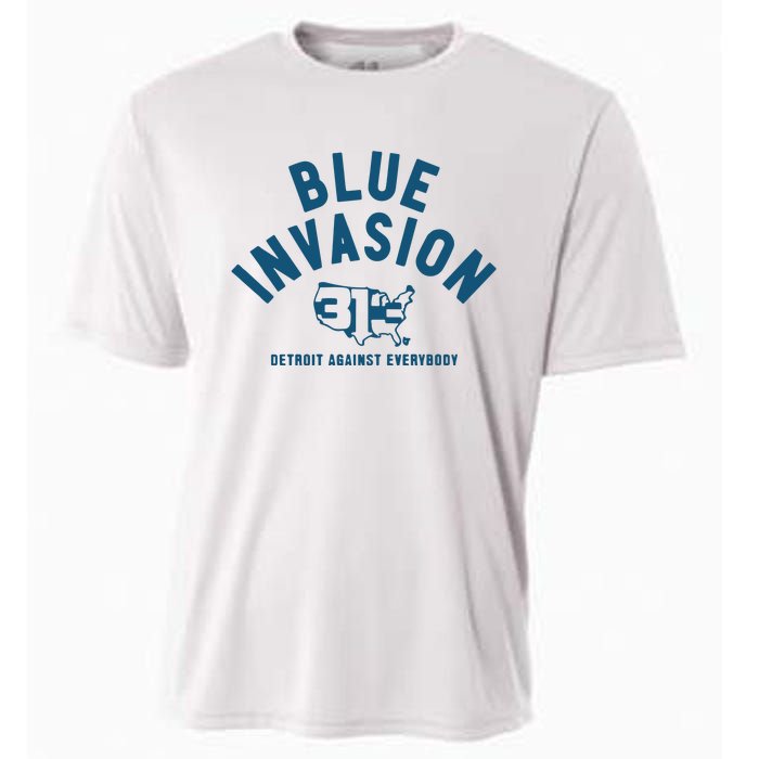 Blue Invasion Cooling Performance Crew T-Shirt