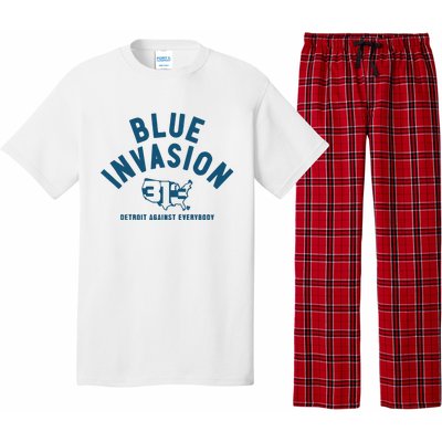 Blue Invasion Pajama Set