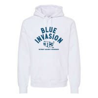 Blue Invasion Premium Hoodie