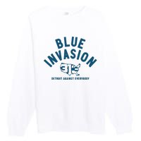 Blue Invasion Premium Crewneck Sweatshirt