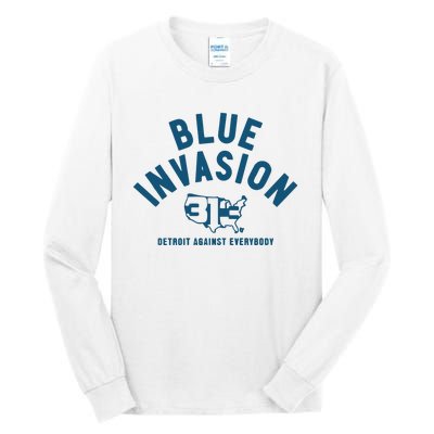 Blue Invasion Tall Long Sleeve T-Shirt