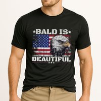 Bald Is Beautiful 4th Of July Independence Day America Eagle Cooling Performance Crew T-Shirt