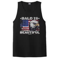 Bald Is Beautiful 4th Of July Independence Day America Eagle PosiCharge Competitor Tank