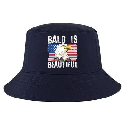 Bald Is Beautiful 4th Of July Independence Day Bald Eagle Cool Comfort Performance Bucket Hat